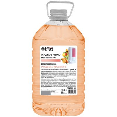 Мыло жидкое Effect Super, 5 л, мультифрукт