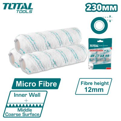 Сменный ролик для валика 230 мм TOTAL THRC56091203 (3 шт)