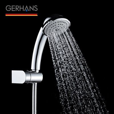 Душевая лейка 1 режим, "ручной душ", пластик, хром GERHANS K40104