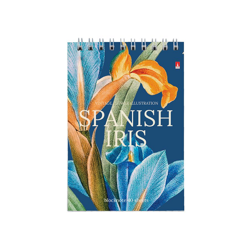 Блокнот   "Цветы. Паттерн", 40 листов , A6 , 94x132 , ассорти