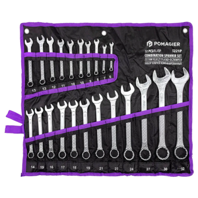 Набор ключей комбинированных 6-32 мм 22 пр POMAGIER POM-5221P