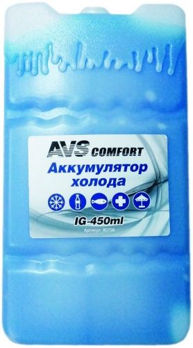 Аккумулятор холода IG-450ml (пластик) AVS 80709