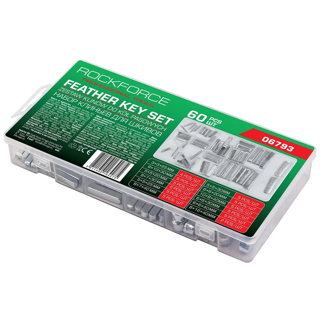 Набор клиньев для шкивов 60 пр RockForce RF-06793