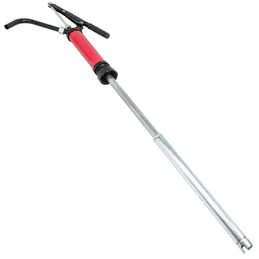 Насос ручной рычажный телескопический для раздачи масла на бочку, пр-ть 250 гр. за ход, раб. t -20 +40 гр. ForceKraft FK-490C