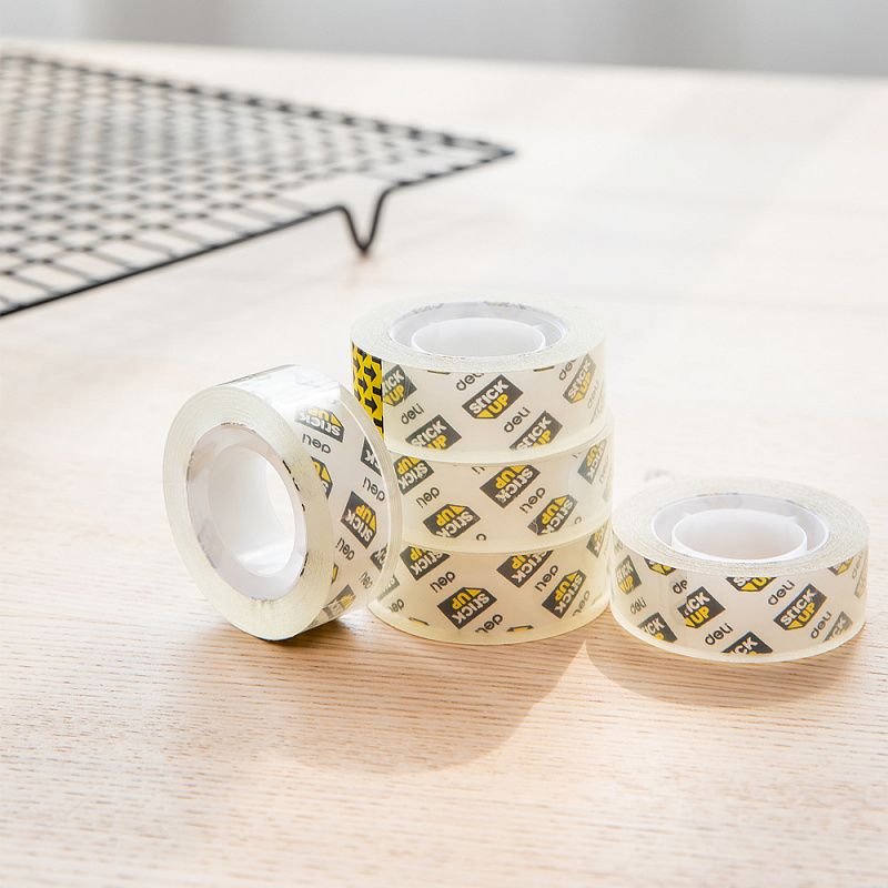 Клейкая лента прозрачная "Deli", 18x27.4 мм/м