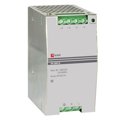 Блок питания 24В DR-120W-24 EKF PROxima dr-120w-24