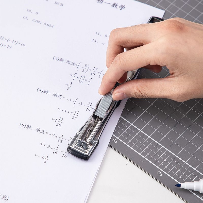 Скобы "Deli", 10, 1000 шт, металлик