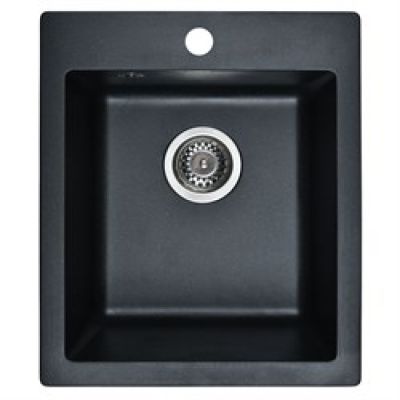 Мойка кухонная из мраморной крошки, onyx, Wisent W420-25