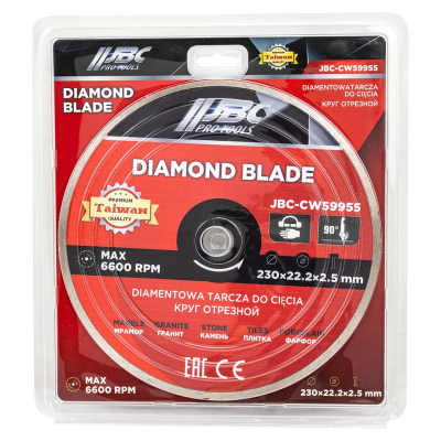 Круг отрезной 230х22,2х2,5 мм JBC JBC-CW59955