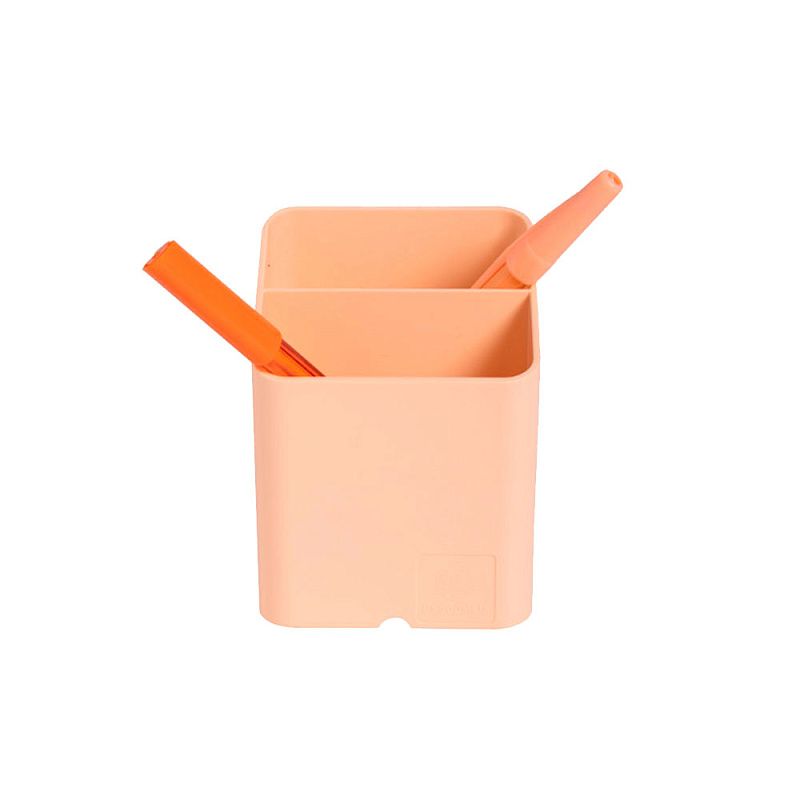 Подставка для канцелярских мелочей "Aquarel", коралловый