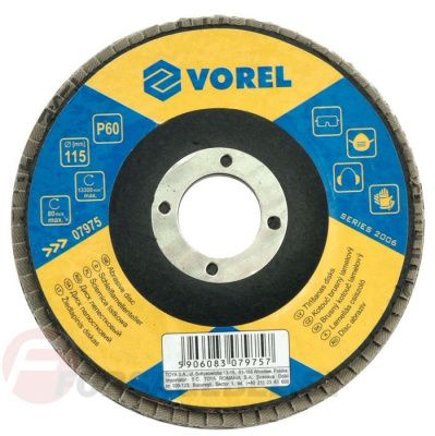 Круг лепестковый 125 мм Р60 Vorel 07985