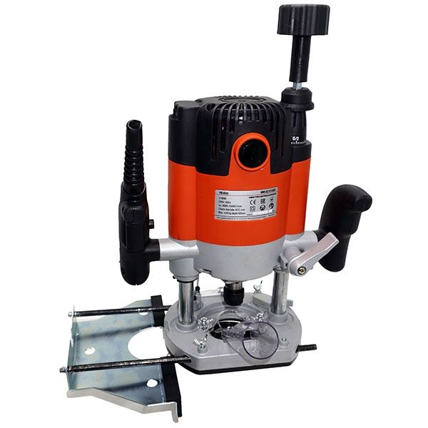 Фрезер универсальный 62/2100,2100 Вт, цанга 8/12 мм,вертикальный ход фрезы 62 мм, 8000-25000 об/мин Felisatti FT6101 Felisatti