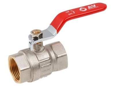 Кран шаровый 3/4'' вн.-вн. ручка PN40 AV Engineering AVE090034