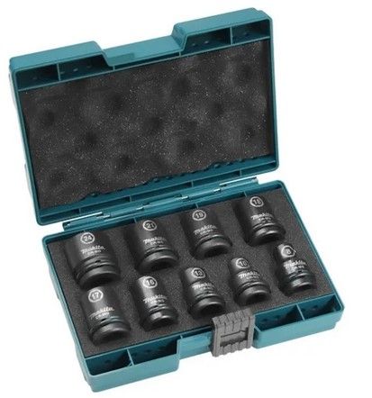 Набор ударных головок 8-24 мм 1/2" 6-гр 9 пр Makita E-16564