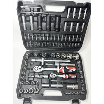 Набор инструментов 108 пр 1/2"&1/4" 6-гр CrV H-D HD-38791
