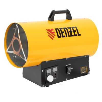 Газовая тепловая пушка GHG-15i, 15 кВт, цифровой термостат, пропан-бутан Denzel 96478