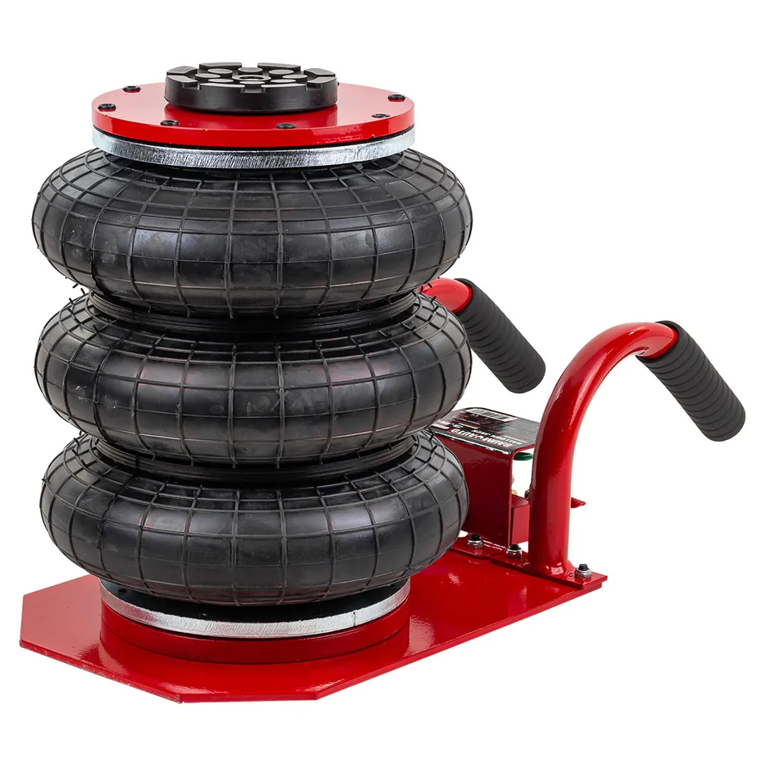 Домкрат подкатной пневматический 3,5 т 6-12bar, 135-420 мм, 3 подушки, Ø270 мм BaumAuto BM-YHQD-3WT-270B