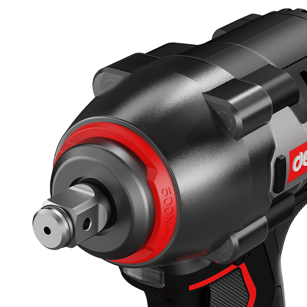 Аккумуляторный гайковерт Deli RS EDE231, 20 В, 500 Нм, 2 АКБ, 4 Ач, З/У 2А, коробка