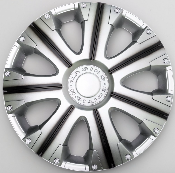Колпак декоративный автомобильный Расинг Super Silver 16" (4 шт) Star S16293