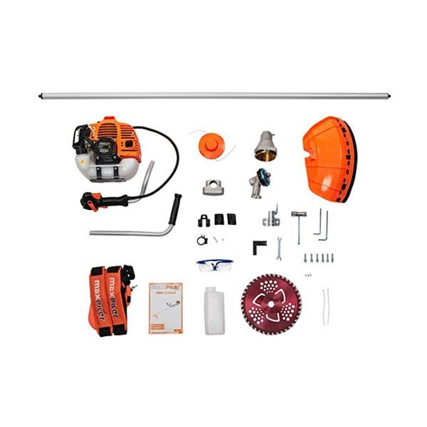 Триммер бензиновый, 52 см.куб./2,3 л.с., 2-такт., диск 40 зуб.+ диск 3-зуб., очки, ранц.рем. нераз.штанга PIT MGT-52B