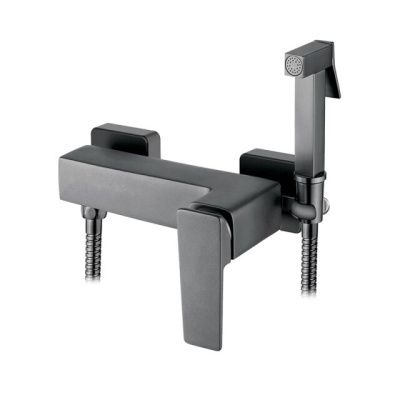 Смеситель для туалета (псевдобиде), латунь, графит Ledeme L5278U