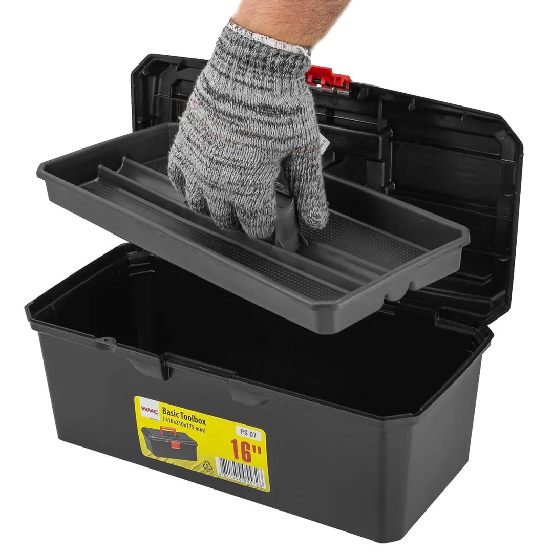 Ящик пластмассовый 16", 410x210x175 мм WMC TOOLS WMC-PS.07