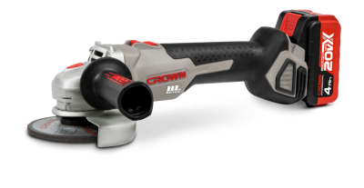 Машина угловая шлифовальная аккумуляторная CROWN CT23001-125HX-4 BMC