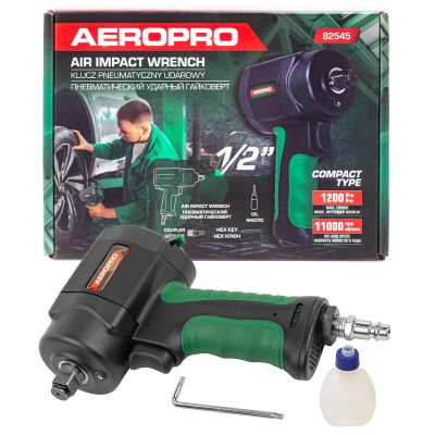Пневмогайковерт ''Twinhammer'' 1/2'' 1200 Нм RockForce RF-82545
