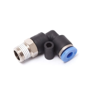 Фитинг угловой для пластиковых трубок 6 мм-наружная резьба 1/8'' Partner PA-SPL06-01