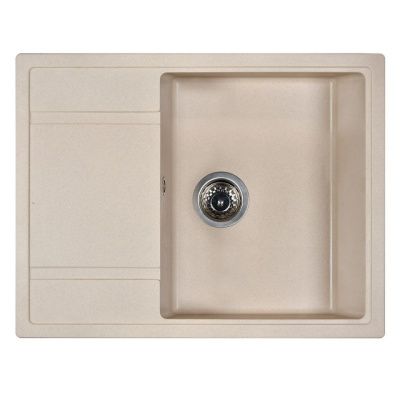 Мойка кухонная из мраморной крошки, cream, Wisent W650-30