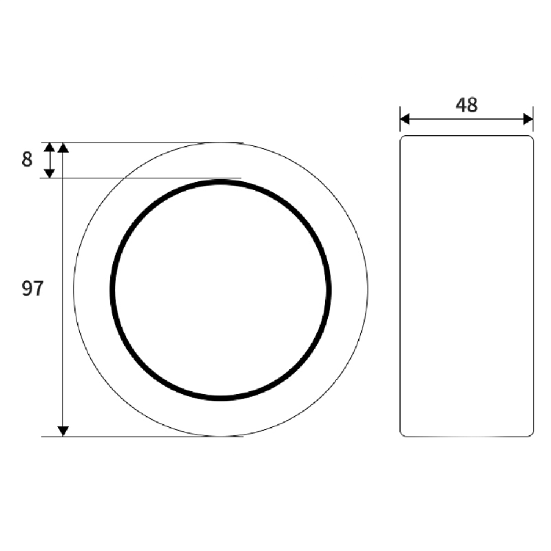 Клейкая лента разметочная Deli "33770", 48x18.2 мм/м, желто-черный