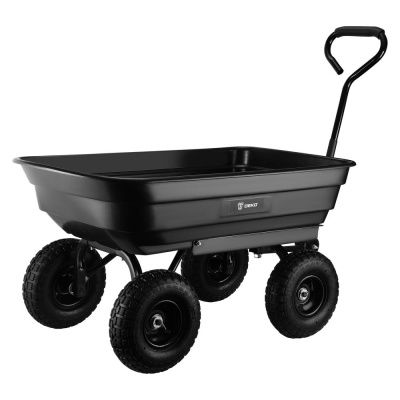 Садовая тележка-самосвал четырехколесная DKGT100 DEKO 085-2036