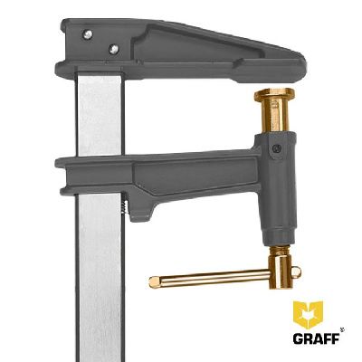 Струбцина 120 мм ширина 1200 мм F-образная FCS1212 GRAFF 2406010