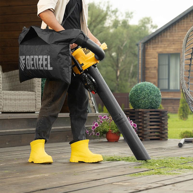 Воздуходувка-пылесос бензиновая GL-260, 26 см3, 1 л.с. Denzel 57902