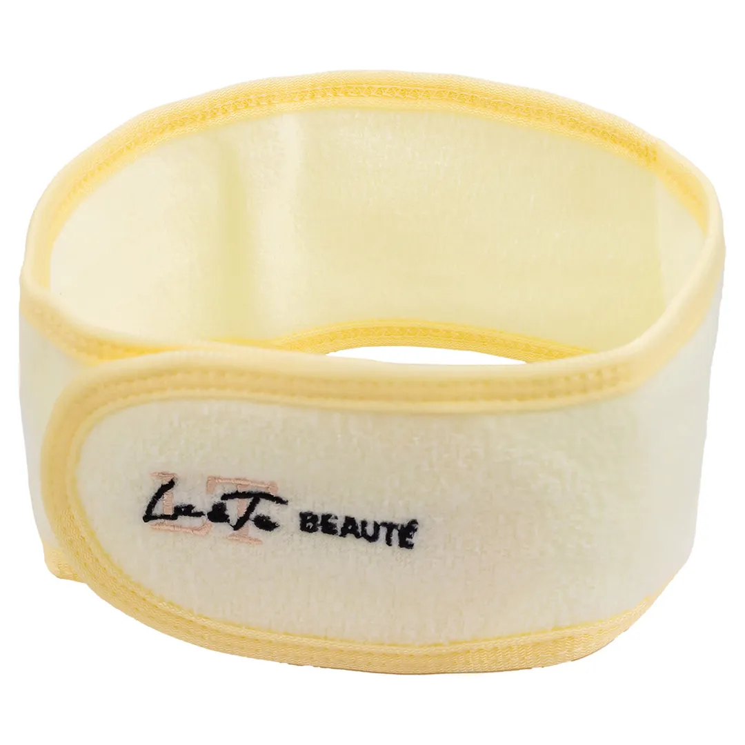 Повязка на голову на липучке, бежевая La and Te beaute gumbeige1