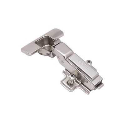 Петля полунакладная с доводчиком 45мм h0 clip-on, еврошурупы, заглушки, упак 2 шт., PRIME by AKS 113401