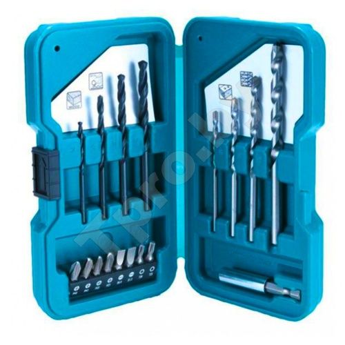 Набор бит и сверл (17 шт) Makita (D-40200)