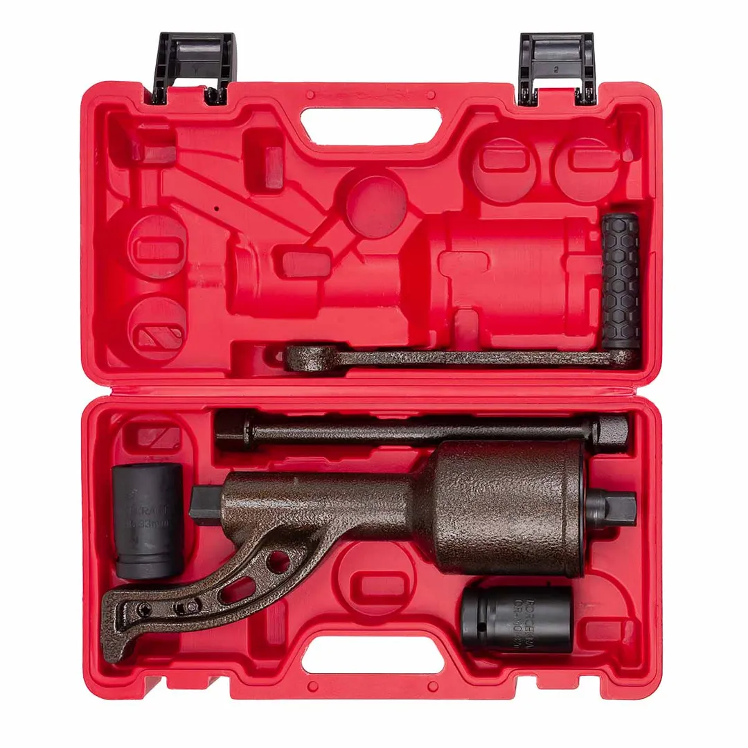 Гайковерт ручной с редуктором 1", головки 32, 33 мм, L330 мм, 1:78, 7500 Н/м ForceKraft FK-34114103 HS