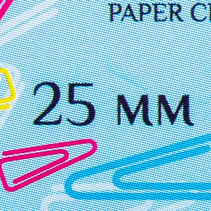 Скрепки цветные треугольные "Бугинком", 25 мм, 100 шт, ассорти