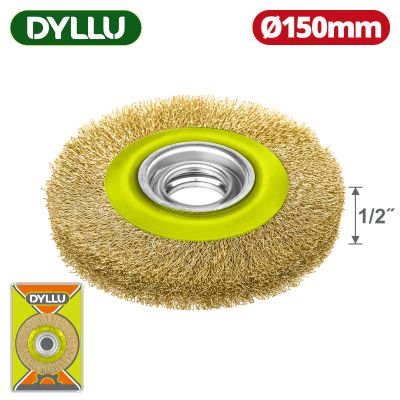 Щетка-насадка проволочная 150мм 1/2 " DYLLU DTCE7401