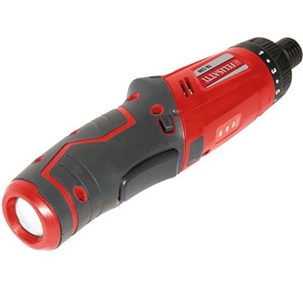 Отвертка электрическая аккумуляторная (кейс), 3,6 В., Li-ion, 210 об/мин., 5 Нм., НЕХ 1/4", 40 предм. Felisatti ОА-3,6Ф(кейс) Felisatti