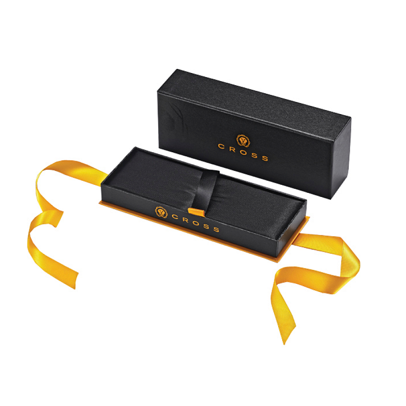 Ручка-роллер "Cross Calais Matte Black", 0.7 мм, черный, стерж. черный