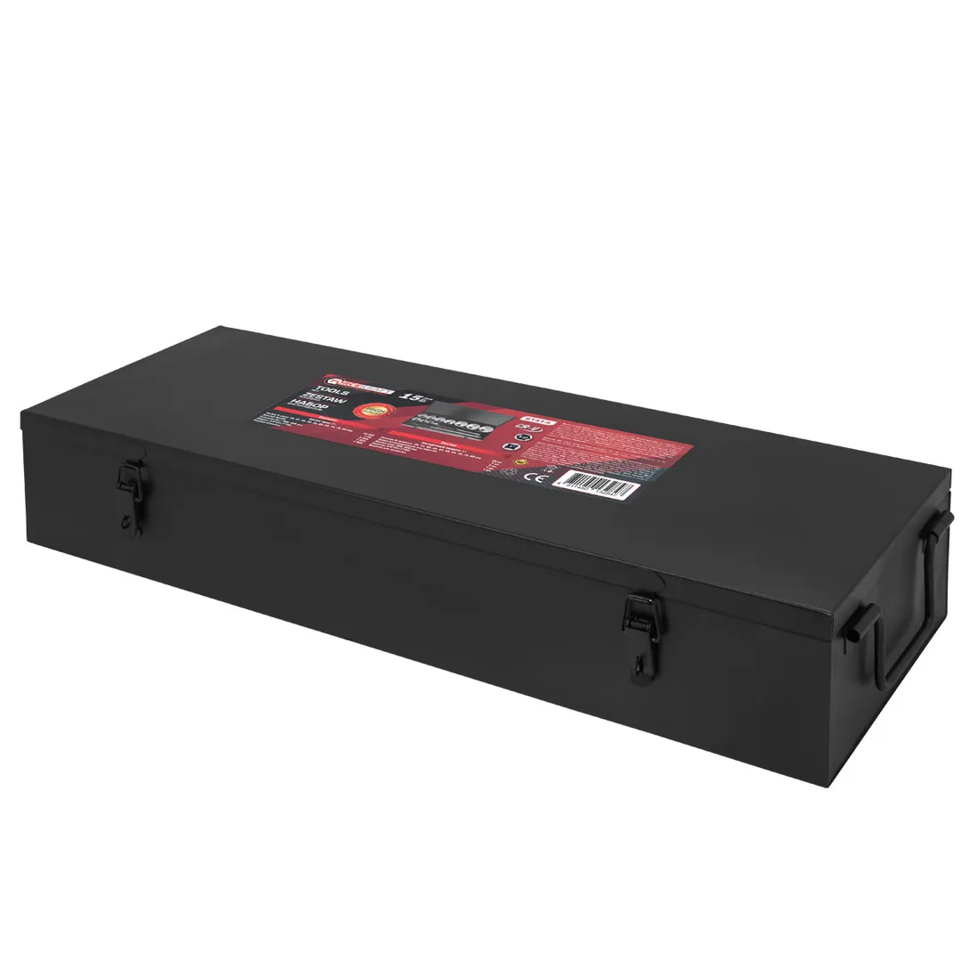 Набор головок 36-80 мм 1'' 6-гр с трещоткой 15 пр ForceKraft FK-8141-5