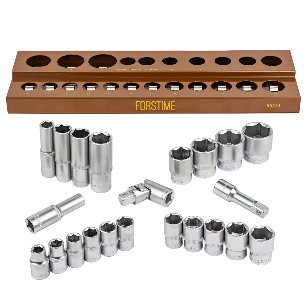 Набор головок 22 пр., 1/2", 6-гр. FORSTIME FT-50221