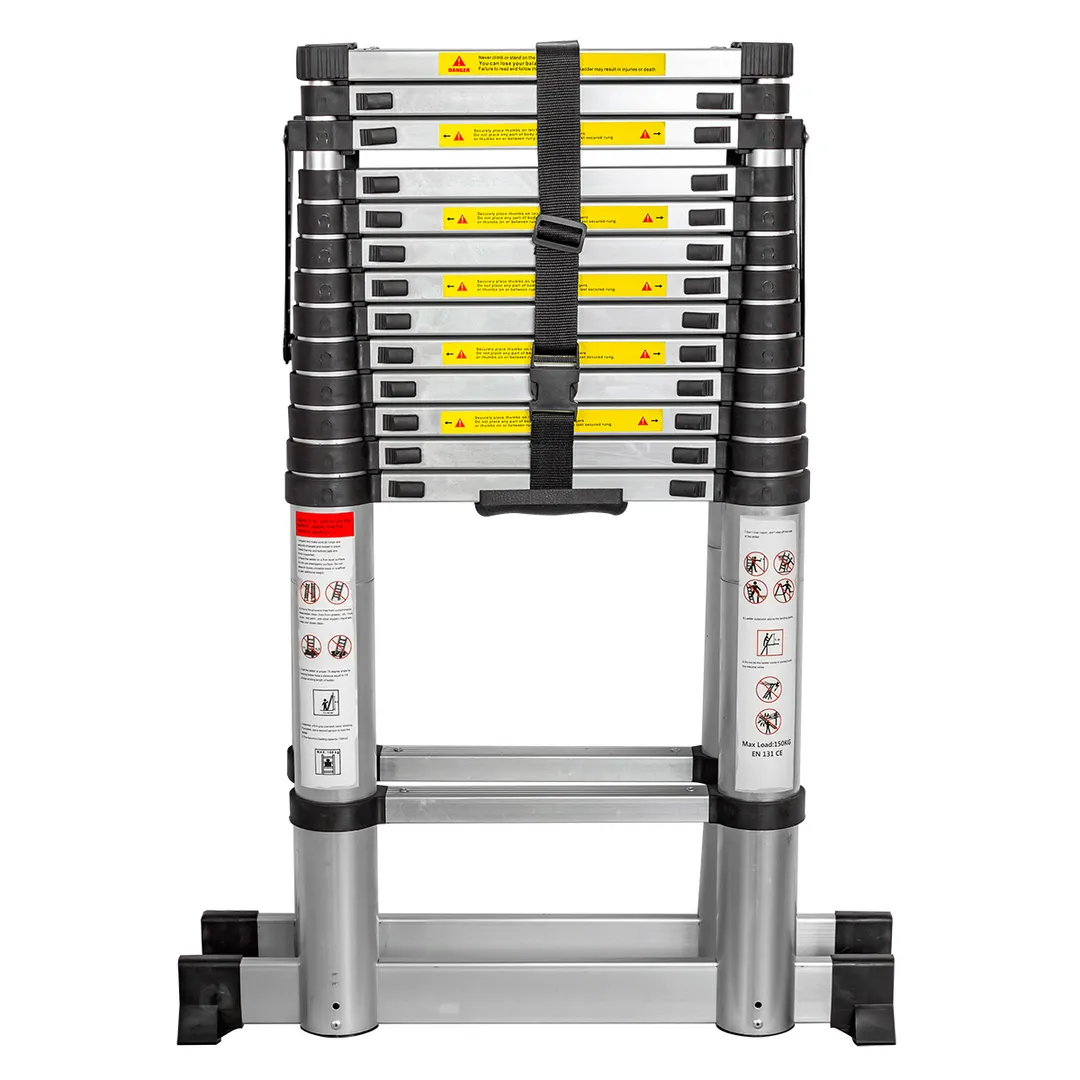 Стремянка телескопическая бытовая алюм. 4,1 м, 13+13 ступ. ForceKraft FK-BL-TA410