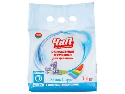 Стиральный порошок автомат для цветного "Нежный ирис" 2,4 кг ЧиП 415-332