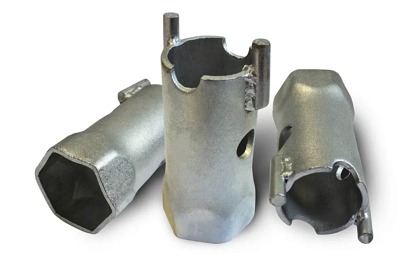 Ключ торцевой трубчатый с отверстием под вороток 55 мм/штифты для шлицевых гаек L-130 BaumAuto 40.00055