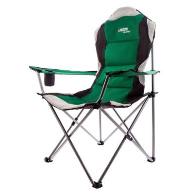 Кресло складное с подлокотниками и подстаканником, 60 х 60 х 110/92 см, Camping Palisad 69592