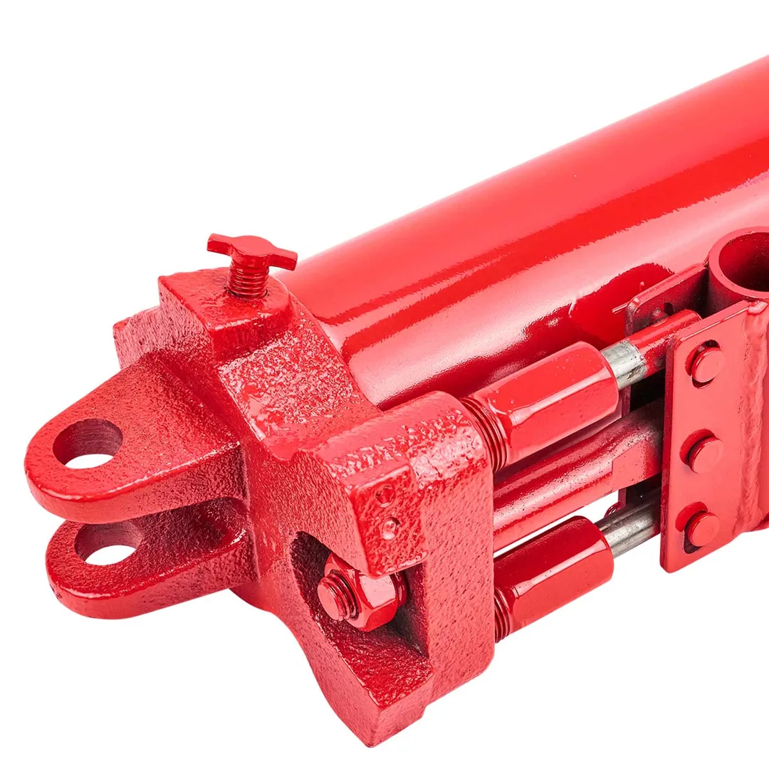 Цилиндр гидравлический удлиненный 8 т, ход штока - 490 мм ForceKraft FK-1208-2