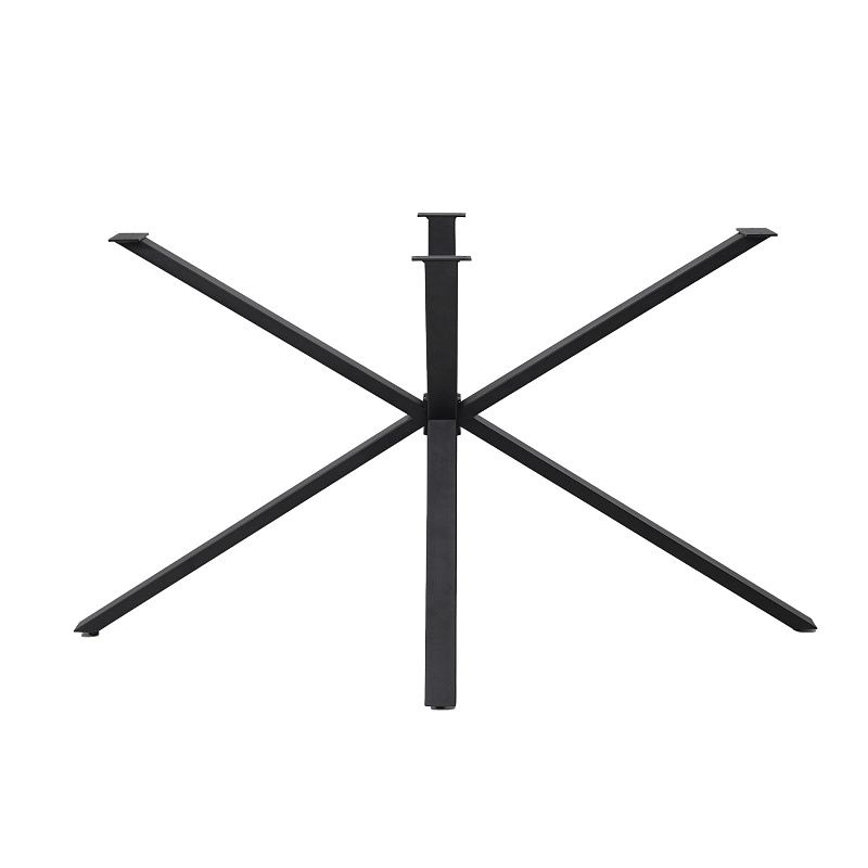 Подстолье VECTOR h714 под прямоугольную столешницу, черный муар AKS 123199